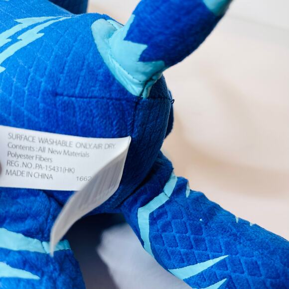 PJ MasK Val Greeter Cat Boy 15 Inches Tall Plush Stuffed Blue Shout Hooray Heart - Picture 4 of 5